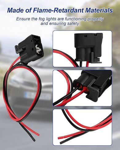 7283-8226 Fog Lamp Connector Fit for Toyota Corolla 2017-2023 Wiring Harness, Tail Wire of The Fog Light Connector in Saudi Arabia