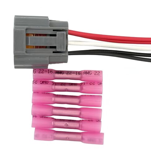 EGR Valve Motor/EVP Sensor Connector, OE 3U2Z-14S411-BGAB/WPT1115;Fits C-Max 13-18, Escape 07-18, Fusion 06-17, Ranger 01-11, Transit Connect 10-18; MKZ 07-17; Mariner 07-11, Milan 06-11 in Saudi Arabia