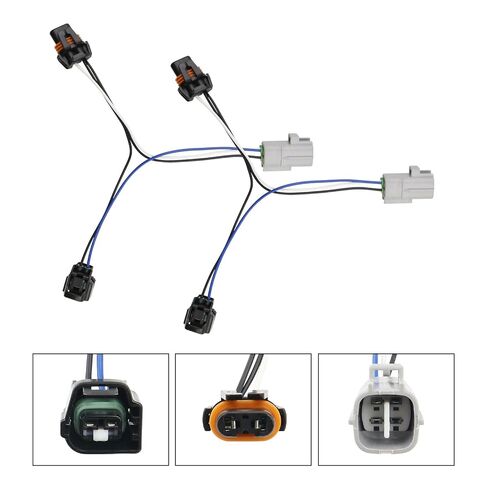 LED Headlight Converters Harness Front Left and Right Compatible with Toyota 4Runner 2021 2022 2023 Headlight Conversion Wiring Adapter Replace 810020 in Kuwait