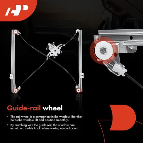 A-Premium Manual Window Regulator Compatible with Dodge Grand Caravan, Caravan & Chrysler Town & Country, Voyager, 2001 2002 2003, Front Left Driver Side in Saudi Arabia