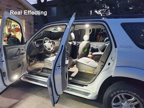 مجموعة إضاءة LED داخلية 20 قطعة من سيكويا بديلة لسيارة Toyota Sequoia 2008 2009 2010 2011 2012 2013 2014 2015 2016 2017 2018 2019 2020 2021، مع مخطط وضع وأداة تثبيت in Saudi Arabia