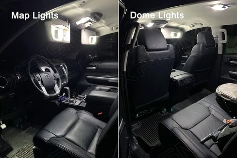 مجموعة إضاءة LED داخلية 20 قطعة من سيكويا بديلة لسيارة Toyota Sequoia 2008 2009 2010 2011 2012 2013 2014 2015 2016 2017 2018 2019 2020 2021، مع مخطط وضع وأداة تثبيت in Saudi Arabia