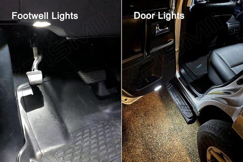 مجموعة إضاءة LED داخلية 20 قطعة من سيكويا بديلة لسيارة Toyota Sequoia 2008 2009 2010 2011 2012 2013 2014 2015 2016 2017 2018 2019 2020 2021، مع مخطط وضع وأداة تثبيت in Saudi Arabia