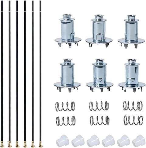 Gauge Light Socket Repair Kits Fit for Size 9mm Light Bulb and 5/8 Size Hole in The Gauge Cluster, Vintage Gauge Dash Light Socket Repair Kit 6Pcs in Saudi Arabia