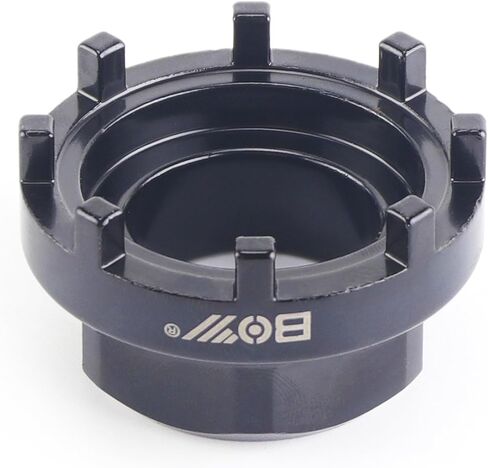 Chainring Lockring and Bottom Bracket Removal Tool Compatible with Shimano Older XTR, Truvativ ISIS, SRAM Drive 8 Notch Bottom Bracket Cups in Kuwait