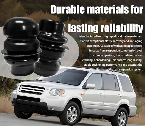 2Pcs 52722-S9V-A04 Rear Suspension Shock Coil Spring Bumper Bump Stop Left Right For Honda Pilot 2003 2004 2005 2006 2007 2008 52722S9VA04 Driver Passenger Side (2) in Kuwait