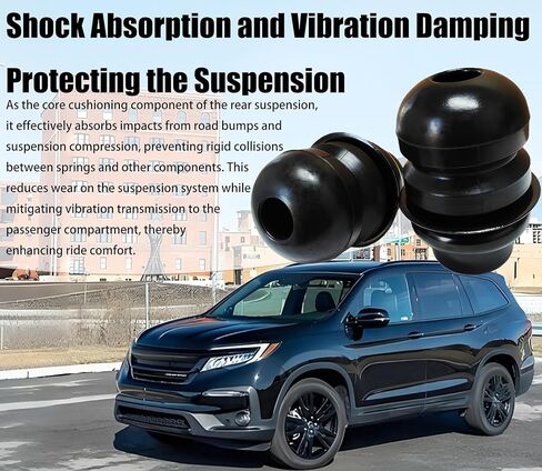 2Pcs 52722-S9V-A04 Rear Suspension Shock Coil Spring Bumper Bump Stop Left Right For Honda Pilot 2003 2004 2005 2006 2007 2008 52722S9VA04 Driver Passenger Side (2) in Kuwait