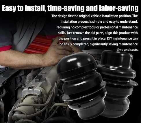 2Pcs 52722-S9V-A04 Rear Suspension Shock Coil Spring Bumper Bump Stop Left Right For Honda Pilot 2003 2004 2005 2006 2007 2008 52722S9VA04 Driver Passenger Side (2) in Kuwait