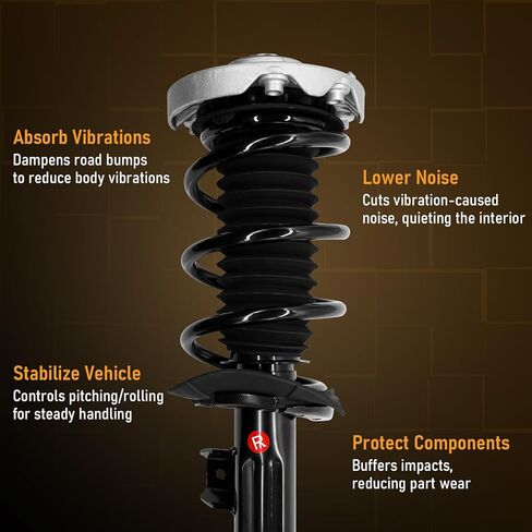 Front Struts for BMW X1 xDrive28i sDrive28i 2016-2022, 31306886755 31316861671 Shocks and Struts, Front Shock Absorbers for BMW X1 F48 in Kuwait