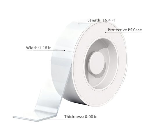 KOl.KIM Double Sided Tape, Nanotape, Nano Tape, Super StickyTransparent Adhesive Tape, Traceless Adhesive Tape, Removable, Washable, Reusable, Suitable for Carpets, Photo Walls, 1.18IN x 9.85 Feet in Kuwait