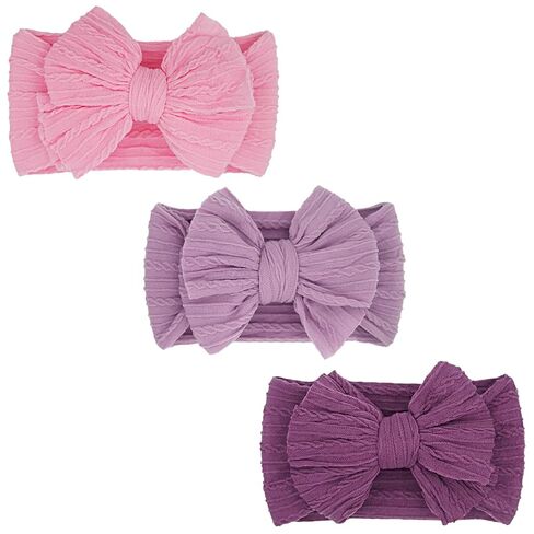 أقواس الطفل عصابات رأس ناعمة طفلة نايلون نايلون عصابات الشعر الناعمة ملحقات لطفل الأطفال الصغار in Kuwait