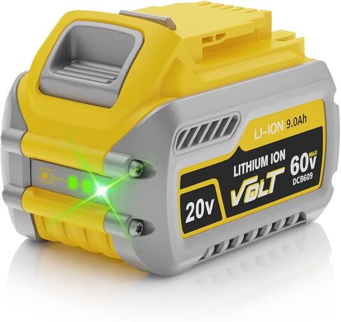 طراز جديد 2 حزمة 8.0AH استبدال البطارية والشاحن ل Dewalt DeWalt 20V Max بطاريات DCB200 DCB205-2 DCB206 DCB204 DCB203 DCB208 متوافق مع أدوات الطاقة اللاسلكية DEWALT 20V in Kuwait