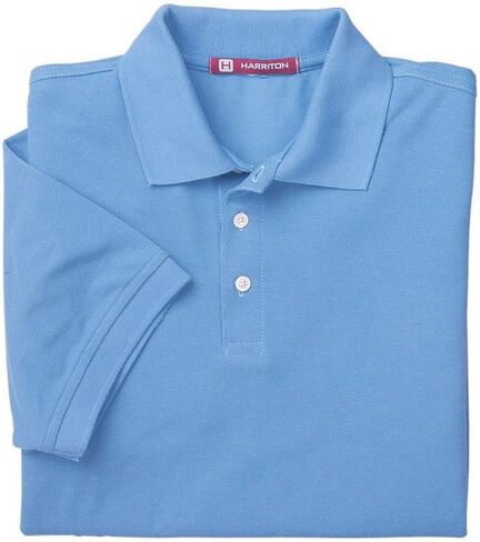 Harriton M265 Easy Blend Polo Light College Blue X-Large in Kuwait