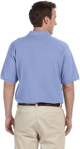 Harriton M265 Easy Blend Polo Light College Blue X-Large in Kuwait