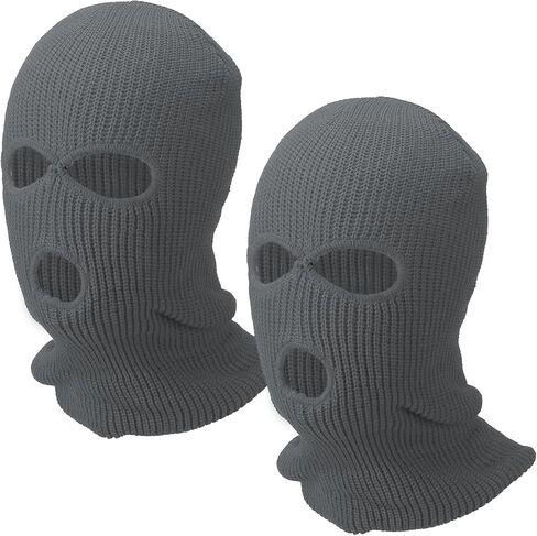 3-Hole Full Face Mask Cover, Ski Mask Knitted Warm Knit Cover Winter Balaclava Face Mask Cap Ski in Saudi Arabia