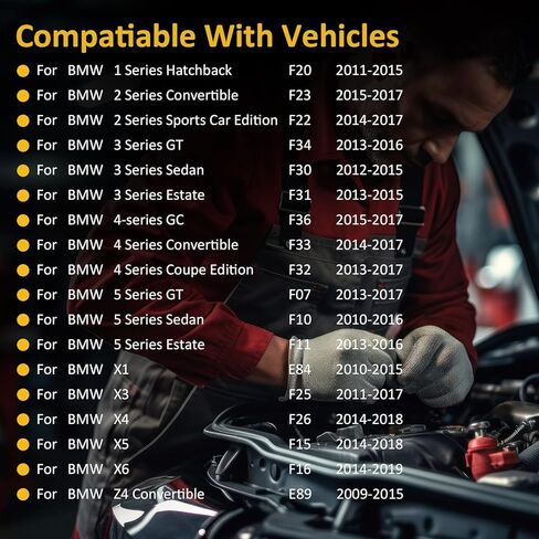 11127507217 Brake Booster Valve Cover Vacuum Pump Gasket Seal, Vacuum Seal Pump Compatible for BMW 2009-2024 F20 F22 F23 F34 F31 F36 F10 X1 X5 X6 Replace# 811049700 7507217 386340 15102200 in Kuwait