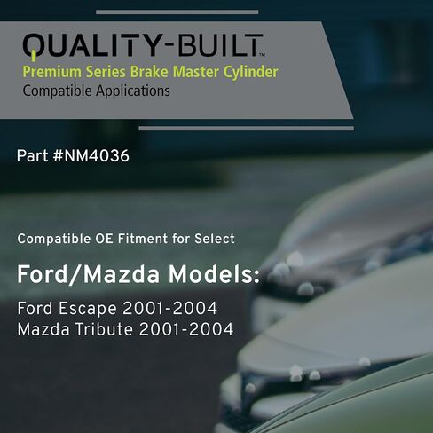 QUALITY-BUILT Premium Brake Master Cylinder with Reservoir NM4036 - Compatible with 2001-2004 Ford/Mazda (Escape,Tribute) in Kuwait