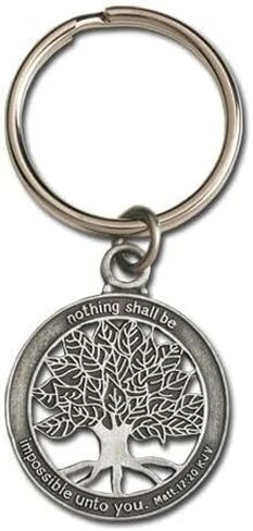 Inspirational Mustard Seed Keychain with Card, Matthew 17:20 Bible Verse, If ye have faith as a grain of mustard seed… nothing shall be impossible unto you. (KJV) in Saudi Arabia