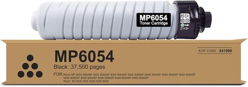 MP6054 High Yield Black Toner Cartridge 1 Pack, 842126 841999 Compatible with Ricoh Aficio MP 4054SP 5054SP 6054SP IM 2500 3500 4000 5000 6000 Printer | 37,500 Pages in Kuwait