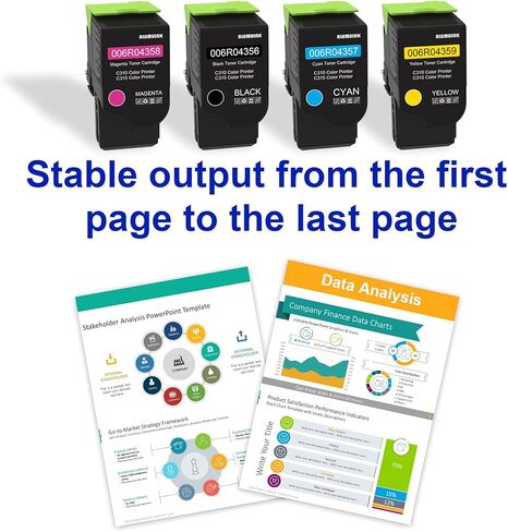 C310 C315 Black Toner Cartridge 2-Pack Replacement for Xerox 006R04356 Toner for C310 C315 C310DNI C315DNI Toner Printer, (3,200 Page-Yield) in Kuwait