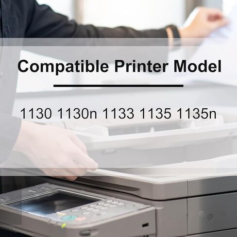 خرطوشة حبر سوداء 1130 بديلة لطابعة الليزر Dell 1130 1130n 3J11D 1135n 1133 1135 7H53W 2MMJP 330-9523 330-9524، (2500 صفحة) in Saudi Arabia