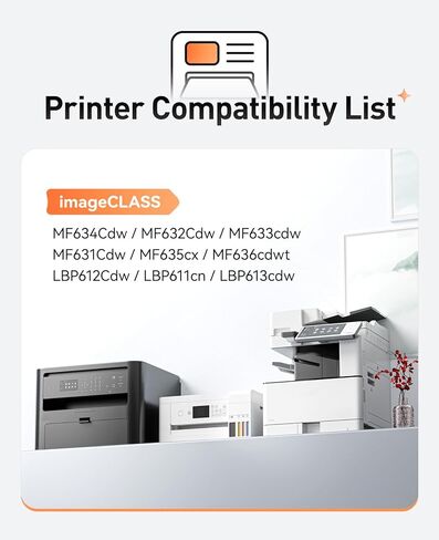 045H 045 Black Toner Cartridge 2-Pack High Yield Compatible Replacement for Canon 045 CRG-045 045H for MF634Cdw Color ImageCLASS MF632Cdw LBP612Cdw MF632 MF634 MF630C LBP610C MF636cdwt Printer Ink in Kuwait