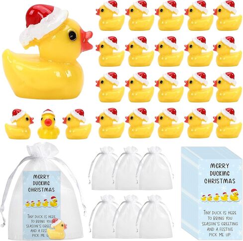40 Pcs Graduation Ducks Class of 2026, Mini Graduation Resin Ducks with Inspirational Cards and Organza Bags 2026 Graduation Gifts Bulk for Student School Graduation Party Favor in Kuwait