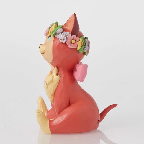 Enesco Disney Traditions Collection by Jim Shore Alice in Wonderland Dinah with Flower Crown Miniature Figurine- Stone Resin Hand Painted Collectible Disney Mini Figurines Home Decor Statue, 3.13 Inch in Saudi Arabia
