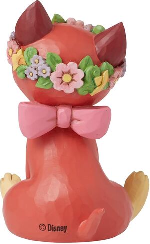 Enesco Disney Traditions Collection by Jim Shore Alice in Wonderland Dinah with Flower Crown Miniature Figurine- Stone Resin Hand Painted Collectible Disney Mini Figurines Home Decor Statue, 3.13 Inch in Saudi Arabia