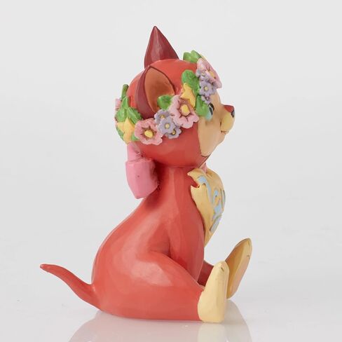 Enesco Disney Traditions Collection by Jim Shore Alice in Wonderland Dinah with Flower Crown Miniature Figurine- Stone Resin Hand Painted Collectible Disney Mini Figurines Home Decor Statue, 3.13 Inch in Saudi Arabia