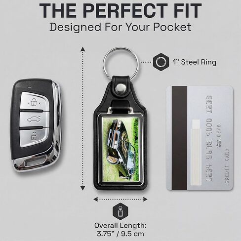 Brotherhood 1978 Smokey & The Bandit Trans Am Car Keychain Key Holder Key Ring For Men Heavy Duty Car Keyring For Men and Women in Kuwait