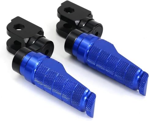 Motorcycle Front Footrests Foot Pegs Adjustable Fit For Suzuki for GSX-R125 for GSX-R600 for GSX-R750 for GSX-R1000 for GSX-S125750 1000 for GSR600 750(Blue GSX-S Logo) in Saudi Arabia