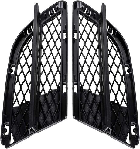 2x المصد الأمامي السفلي شبكة مصابيح الضباب متوافق مع 2009-2011 BMW E90 E91 325i 328i 335i in Kuwait