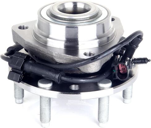 SCITOO 1 × مجموعة محور العجلة الأمامية ومحمل لسيارة Chevy Trailblazer SSR، GMC Envoy، Buick Rainier، Oldsmobile Bravada، Isuzu Ascender، Saab 9-7x، ABS 6-Lug 4.2L 5.3L 6.0L 513188 in Saudi Arabia
