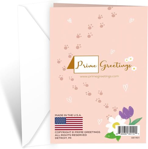 بطاقة عيد الفصح لحفيدة Prime Greetings، مصنوعة في أمريكا، صديقة للبيئة، مخزون بطاقات سميك مع مظروف ممتاز 5 بوصة × 7.75 بوصة، معبأة في بريد واقٍ in Saudi Arabia
