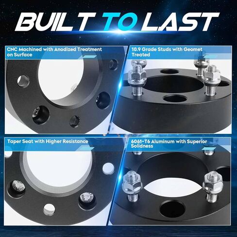 فواصل عجلات 4 × 110 مم 1.5 بوصة (38.1 مم) مقاس 74 مم لسيارة Honda Foreman Rancher TRX450R Recon Rincon Sportrax، 10 × 1.25 مسامير و4 محولات عجلات تناسب سوزوكي إيجر كينج كواد أوزارك فينسون، مجموعة من 4 in Kuwait