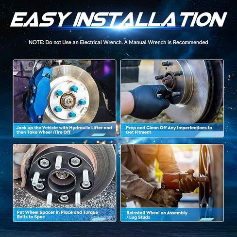 فواصل عجلات 4 × 110 مم 1.5 بوصة (38.1 مم) مقاس 74 مم لسيارة Honda Foreman Rancher TRX450R Recon Rincon Sportrax، 10 × 1.25 مسامير و4 محولات عجلات تناسب سوزوكي إيجر كينج كواد أوزارك فينسون، مجموعة من 4 in Kuwait