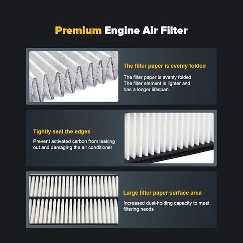 فلتر هواء المحرك OCPTY CA9997 لـ 2006-2007 لسوبارو B9 تريبيكا، 2016-2017 لسوبارو كروستريك، 2009-2018 لسوبارو فورستر، 2008-2016 لسوبارو إمبريزا، 2005-2022 لسوبارو ليجاسي in Kuwait