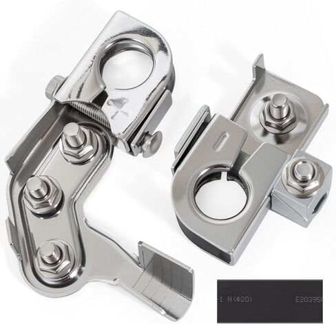 Battery Terminal Set Positive Negative 926-603 Compatible with Ford Super Duty F-250 F-350 F-450 Chevy Silverado 1500 2500 3500 Replaces 926-603 BT4A-14450-BA BT4Z-14450-SD in Kuwait