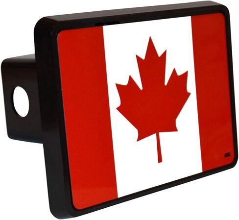 Rogue River Tactical Canadian Maple Leaf Flag Trailer Hitch Cover Plug Gift Idea in Saudi Arabia