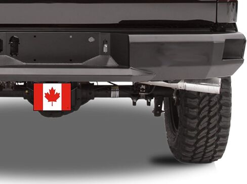 Rogue River Tactical Canadian Maple Leaf Flag Trailer Hitch Cover Plug Gift Idea in Saudi Arabia