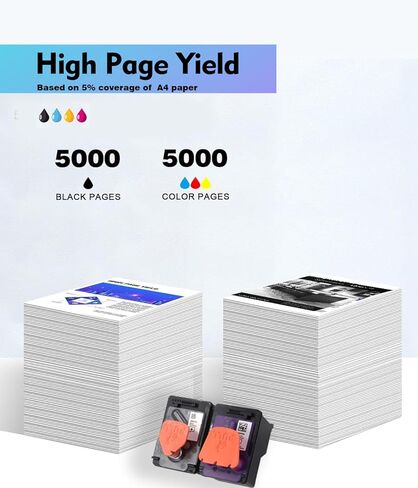 Smart Tank Plus 651 Printhead X4E75A M0H50A Print Head for HP Smart Tank 510 515 530 532 580 610 615 618 500 5100 Series Smart Tank Plus 551 550 570 650 Series | X4E75A Black and M0H50A Tri-Color in Kuwait