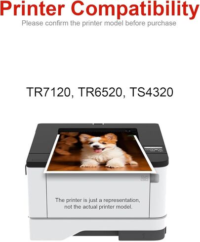 PG-295XL CL-286XL Black/Tri-Color High Yield Ink Cartridge Compatible for TR7120, TR6520, TS4320 Printers (2-Pack) in Kuwait