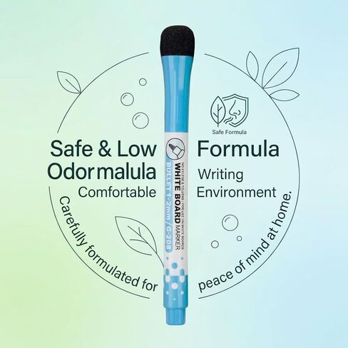 4 عبوات من أقلام التحديد المغناطيسية للمسح الجاف، رأس رفيع مع ممحاة، علامات سبورة بيضاء ذات رائحة منخفضة لتقويم جدول الأعمال في الثلاجة، سبورة بيضاء للأطفال في المدرسة والمنزل، مجموعة أقلام ملونة in Kuwait