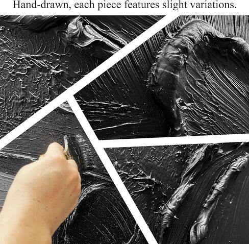 Hand Painted Oil Paintings On Canvas Abstract Painting Wall Art for Bedroom 3D Textured Wall Decor for Living Room 20 x 40 Inch in Saudi Arabia