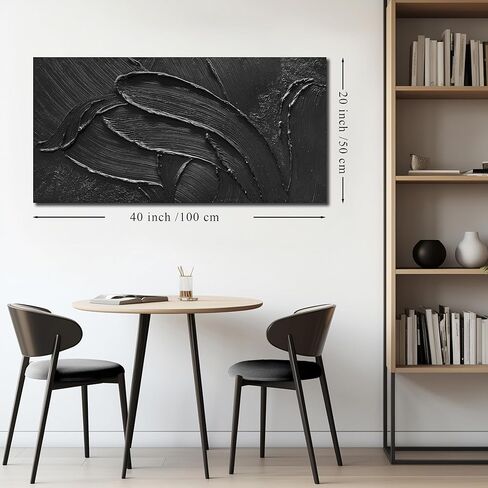 Hand Painted Oil Paintings On Canvas Abstract Painting Wall Art for Bedroom 3D Textured Wall Decor for Living Room 20 x 40 Inch in Saudi Arabia