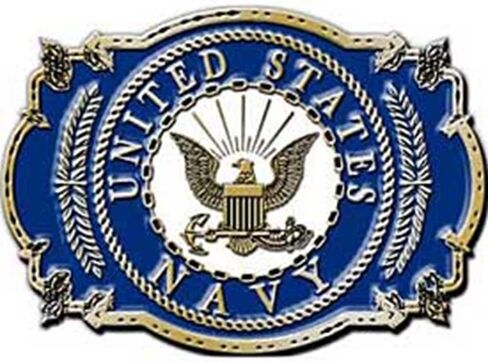 EagleEmblems B0121 Buckle-USN Logo (3.125'') in Saudi Arabia