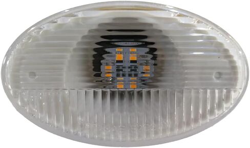 ضوء علامة الانعطاف الجانبي ProFleet Freightliner M2، 14 مصباح LED كهرماني، عدسة شفافة، متوافق مع DOT in Kuwait