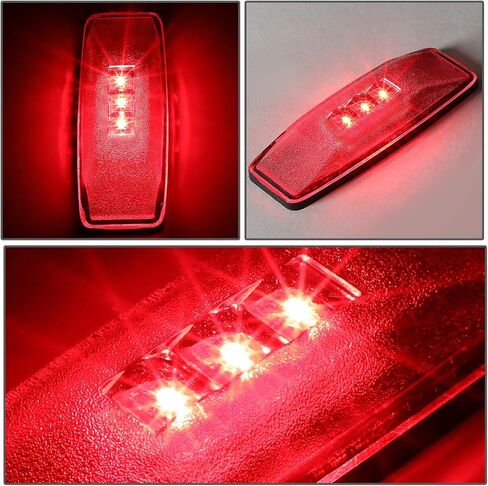 Auto Dynasty - 4 Pieces Dually Bed Fender LED Side Marker Light Compatible with Dodge Ram 1500 2500 3500 94-02 in Saudi Arabia