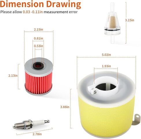 Air Filter + Guide kit w/Oil Filter For Kawasaki Bayou 220 250 KLF 220 250 1988-2011 Bayou 300 KLF300-B 1988 in Saudi Arabia
